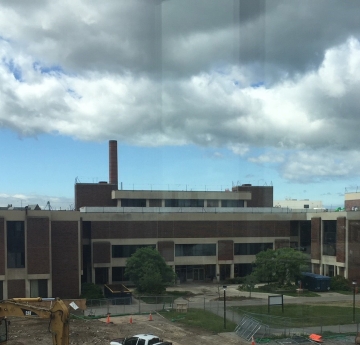 Existing north elevation before construction