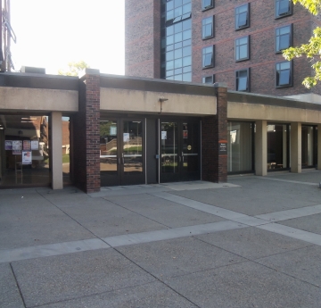 Moore Hall Existing Entrance